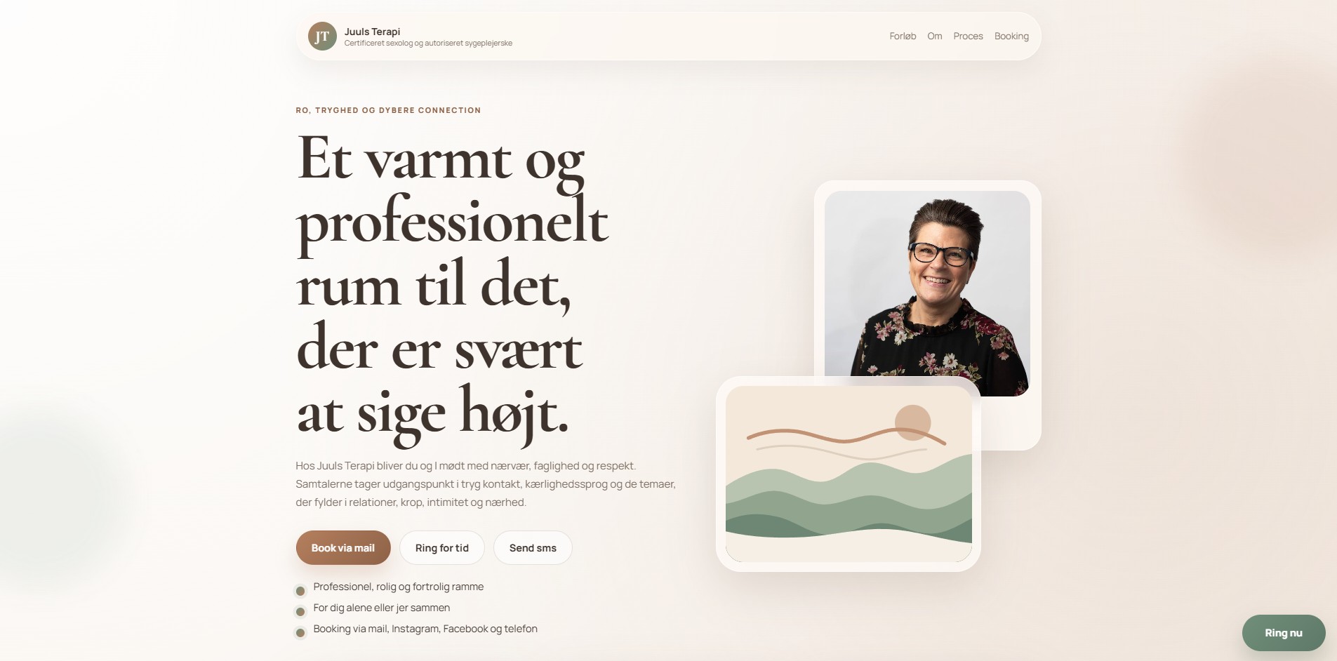 Juulsterapi — hjemmeside af DongDynamics