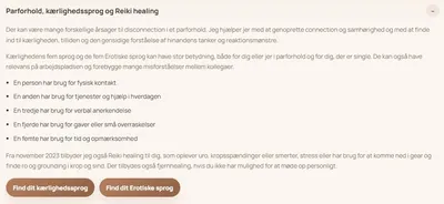 Juulsterapi — Spørgeskema-sektion